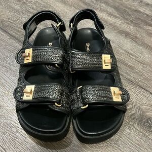 Dune Lockstockk Sandals, size 38